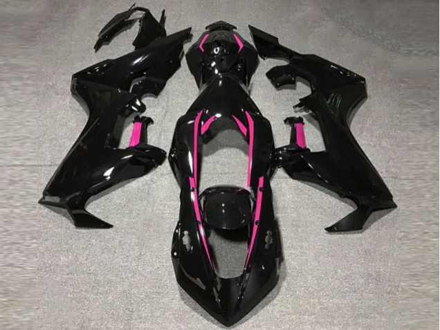 Doublure Noir Brillant & Rose 2017-2023 Honda CBR1000RR Carénage Moto Doublure Noir Brillant & Rose 2017-2023 Honda CBR1000RR Carénage Moto