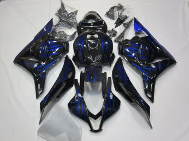 Flamme Bleue 2009-2012 Honda CBR600RR Carénage Moto