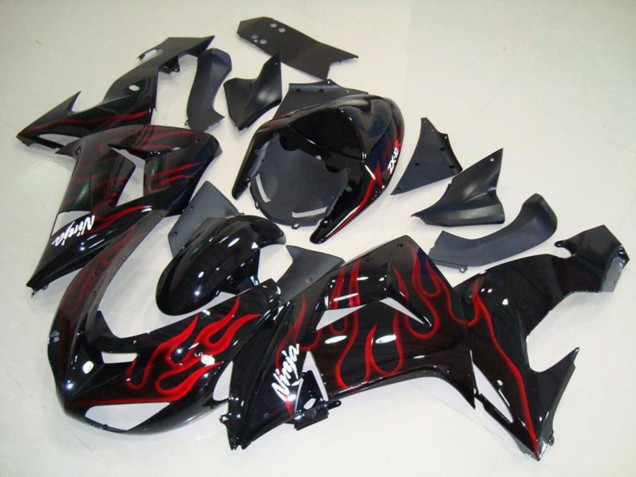 Flamme Rouge 2006-2007 Kawasaki ZX10R Carénage Moto Flamme Rouge 2006-2007 Kawasaki ZX10R Carénage Moto