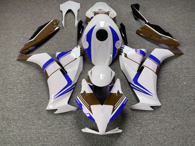 Fondu Bleu Brillant & Noir 2012-2016 Honda CBR1000RR Carénage Moto