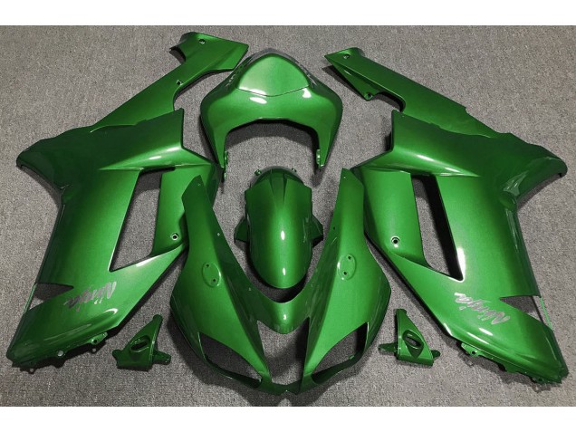 Forêt Verte 2007-2008 Kawasaki ZX6R Carénage Moto Forêt Verte 2007-2008 Kawasaki ZX6R Carénage Moto