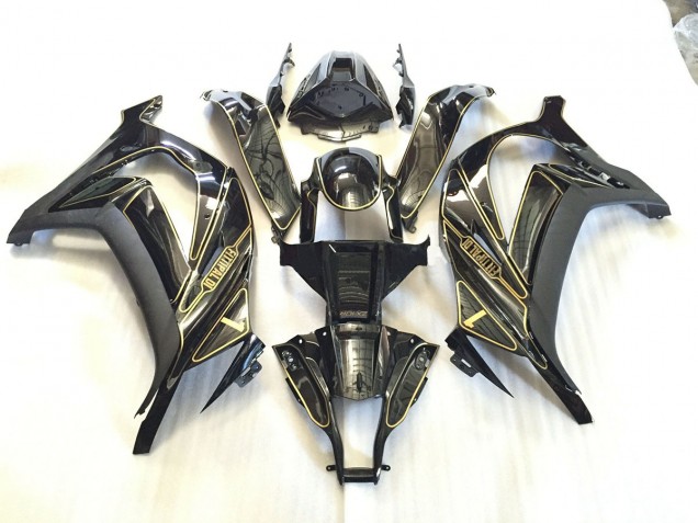 Garniture Dorée 2011-2015 Kawasaki ZX10R Carénage Moto Garniture Dorée 2011-2015 Kawasaki ZX10R Carénage Moto
