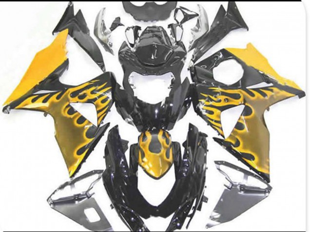 Giallo Fiamma 2009-2016 Suzuki GSXR 1000 Carénage Moto Giallo Fiamma 2009-2016 Suzuki GSXR 1000 Carénage Moto