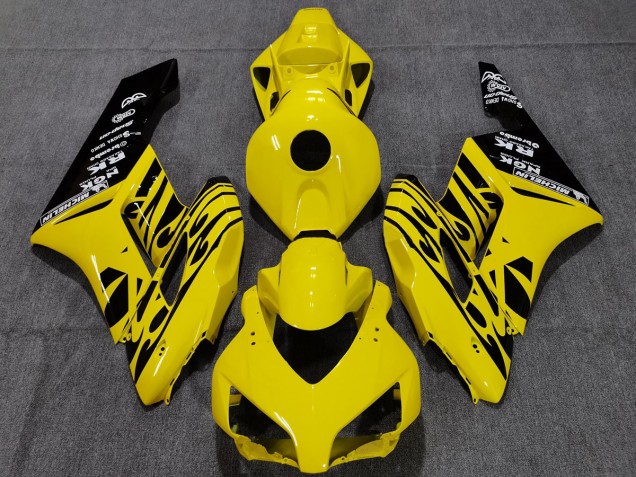 Giallo Nero Fiamma 2004-2005 Honda CBR1000RR Carénage Moto Giallo Nero Fiamma 2004-2005 Honda CBR1000RR Carénage Moto