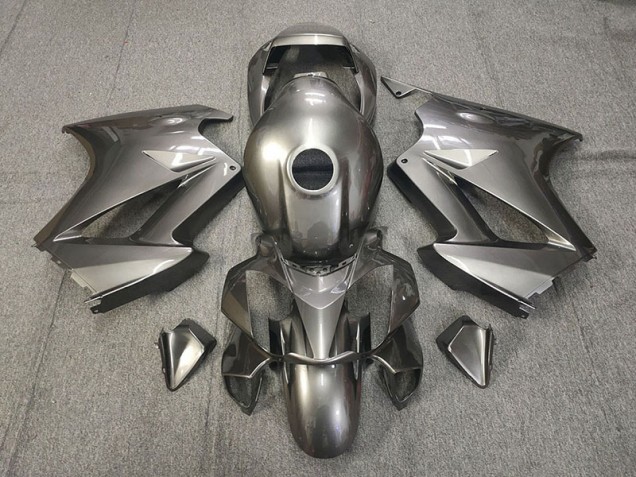 Gris Brillant 2002-2012 Honda VFR800 Carénage Moto Gris Brillant 2002-2012 Honda VFR800 Carénage Moto