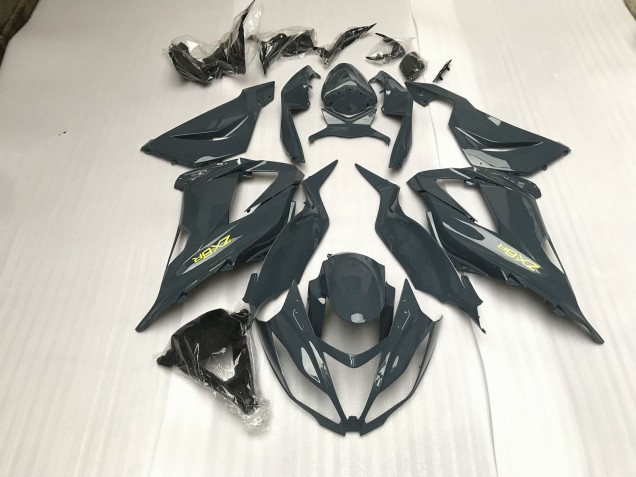 Gris Brillant 2013-2018 Kawasaki ZX6R Carénage Moto Gris Brillant 2013-2018 Kawasaki ZX6R Carénage Moto