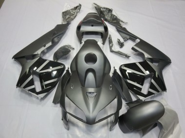 Gris Mat & Noir 2005-2006 Honda CBR600RR Carénage Moto