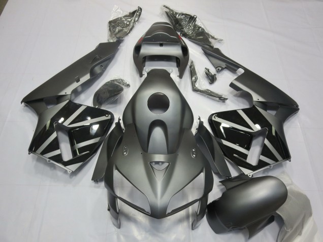 Gris Mat & Noir 2005-2006 Honda CBR600RR Carénage Moto Gris Mat & Noir 2005-2006 Honda CBR600RR Carénage Moto