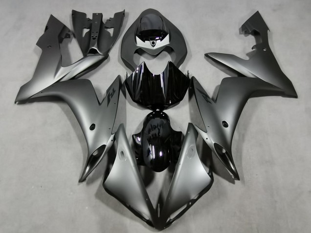 Gris Mat & Noir Brillant 2004-2006 Yamaha R1 Carénage Moto Gris Mat & Noir Brillant 2004-2006 Yamaha R1 Carénage Moto