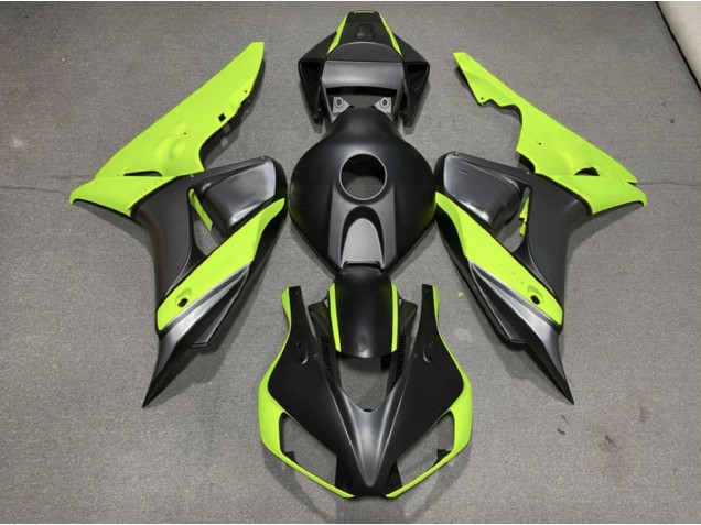 Gris Mat Noir & Vert 2006-2007 Honda CBR1000RR Carénage Moto Gris Mat Noir & Vert 2006-2007 Honda CBR1000RR Carénage Moto
