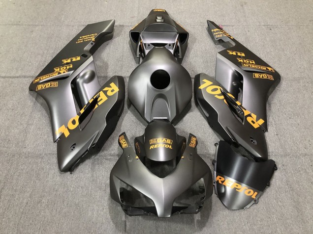 Gris Mat Orange Repsol 2004-2005 Honda CBR1000RR Carénage Moto Gris Mat Orange Repsol 2004-2005 Honda CBR1000RR Carénage Moto