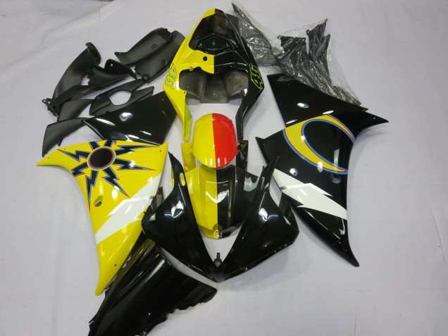 Jaune 46 2012-2014 Yamaha R1 Carénage Moto Jaune 46 2012-2014 Yamaha R1 Carénage Moto
