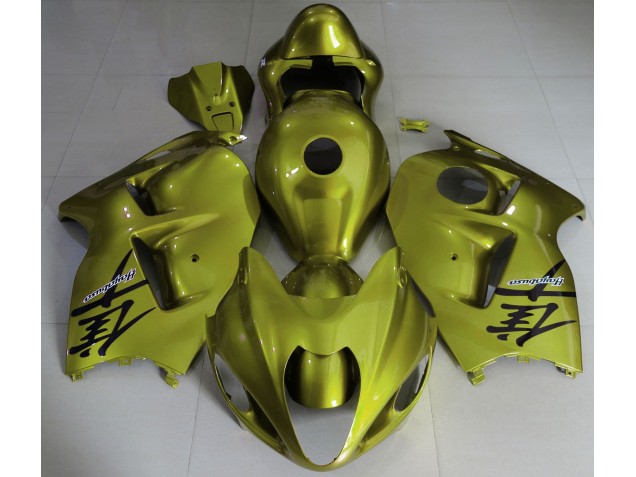Jaune Brillant 1997-2007 Suzuki GSXR 1300 Carénage Moto Jaune Brillant 1997-2007 Suzuki GSXR 1300 Carénage Moto