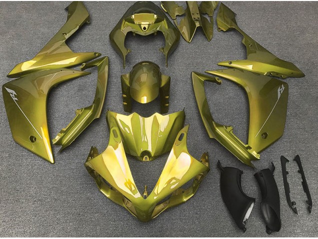 Jaune Brillant 2007-2008 Yamaha R1 Carénage Moto Jaune Brillant 2007-2008 Yamaha R1 Carénage Moto
