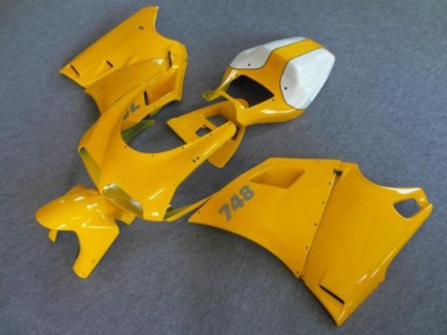 Jaune Brillant 748 1993-2005 Ducati 996 748 916 998 Carénage Moto Jaune Brillant 748 1993-2005 Ducati 996 748 916 998 Carénage Moto