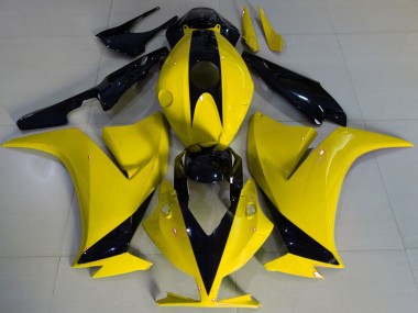 Jaune Brillant & Noir 2012-2016 Honda CBR1000RR Carénage Moto
