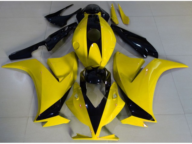 Jaune Brillant & Noir 2012-2016 Honda CBR1000RR Carénage Moto Jaune Brillant & Noir 2012-2016 Honda CBR1000RR Carénage Moto