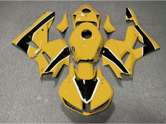 Jaune Brillant & Noir 2013-2023 Honda CBR600RR Carénage Moto Jaune Brillant & Noir 2013-2023 Honda CBR600RR Carénage Moto