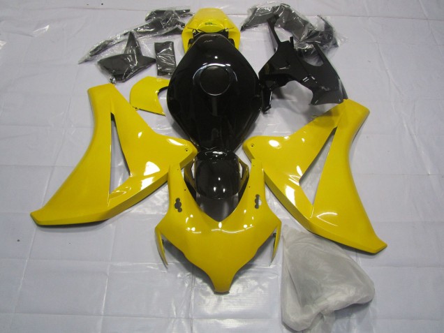 Jaune Clair & Noir 2008-2011 Honda CBR1000RR Carénage Moto Jaune Clair & Noir 2008-2011 Honda CBR1000RR Carénage Moto