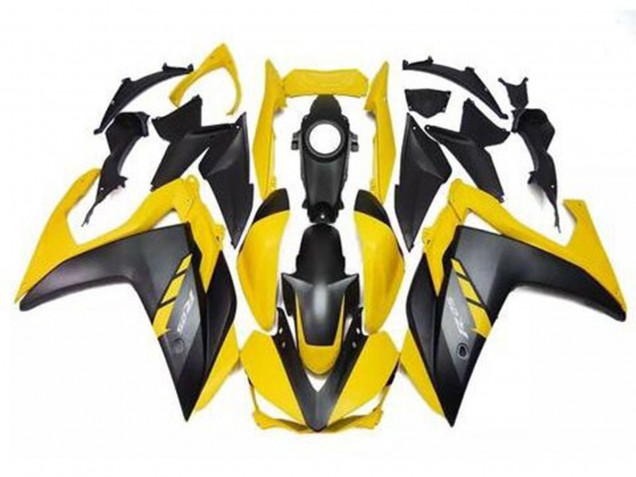 Jaune & Noir 2015-2018 Yamaha R3 Carénage Moto Jaune & Noir 2015-2018 Yamaha R3 Carénage Moto