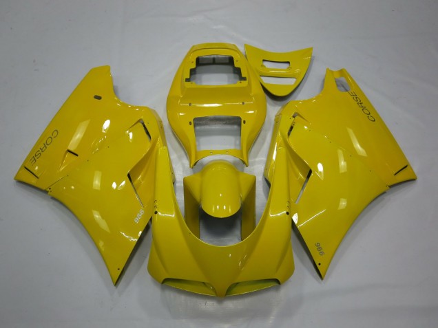 Jaune Plus Clair 1993-2005 Ducati 996 748 916 998 Carénage Moto Jaune Plus Clair 1993-2005 Ducati 996 748 916 998 Carénage Moto