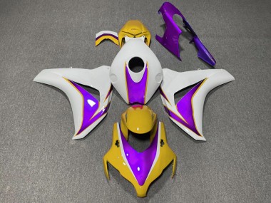 Jaune & Violet Brillant 2008-2011 Honda CBR1000RR Carénage Moto