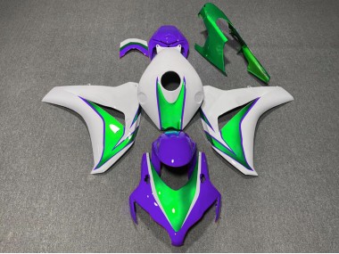 Le Joker Vert & Violet Gloss 2008-2011 Honda CBR1000RR Carénage Moto