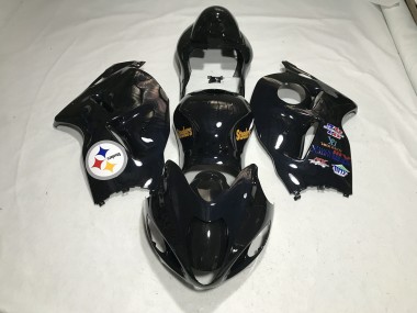 Logo De L'Équipe Noir Brillant 1997-2007 Suzuki GSXR 1300 Carénage Moto