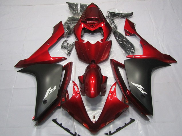 Marron & Mat 2007-2008 Yamaha R1 Carénage Moto Marron & Mat 2007-2008 Yamaha R1 Carénage Moto