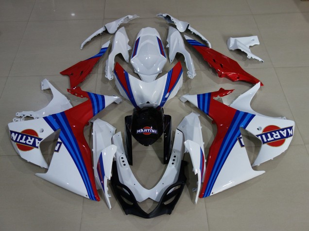 Martini Personnalisé 2009-2016 Suzuki GSXR 1000 Carénage Moto Martini Personnalisé 2009-2016 Suzuki GSXR 1000 Carénage Moto