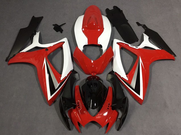 Modèle Rouge 2006-2007 Suzuki GSXR 600-750 Carénage Moto Modèle Rouge 2006-2007 Suzuki GSXR 600-750 Carénage Moto