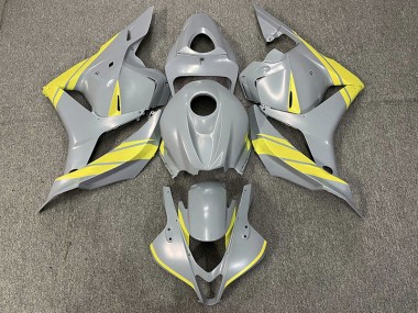 Nardo Gris & Jaune 2009-2012 Honda CBR600RR Carénage Moto