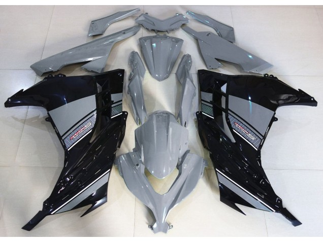 Nardo Gris & Noir 2013-2018 Kawasaki Ninja 300 Carénage Moto Nardo Gris & Noir 2013-2018 Kawasaki Ninja 300 Carénage Moto