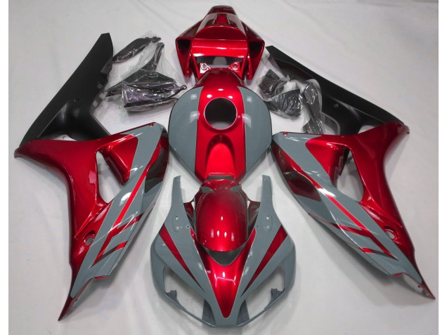 Nardo Gris & Rouge 2006-2007 Honda CBR1000RR Carénage Moto Nardo Gris & Rouge 2006-2007 Honda CBR1000RR Carénage Moto