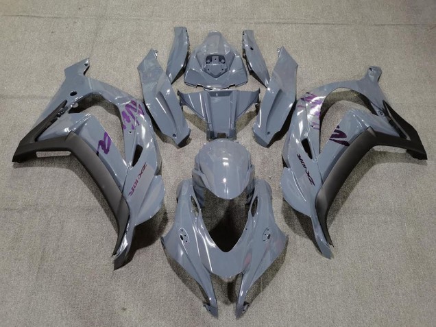 Nardo Gris & Violet 2016-2019 Kawasaki ZX10R Carénage Moto Nardo Gris & Violet 2016-2019 Kawasaki ZX10R Carénage Moto
