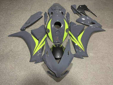 Nardo & Jaune Fluo 2012-2016 Honda CBR1000RR Carénage Moto