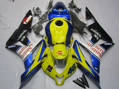 Nastro Azzurro 2007-2008 Honda CBR600RR Carénage Moto