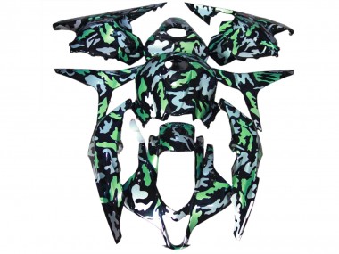 Neige Verte Camo 2009-2012 Honda CBR600RR Carénage Moto
