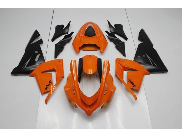 Ninja Orange Uni 2004-2005 Kawasaki ZX10R Carénage Moto Ninja Orange Uni 2004-2005 Kawasaki ZX10R Carénage Moto