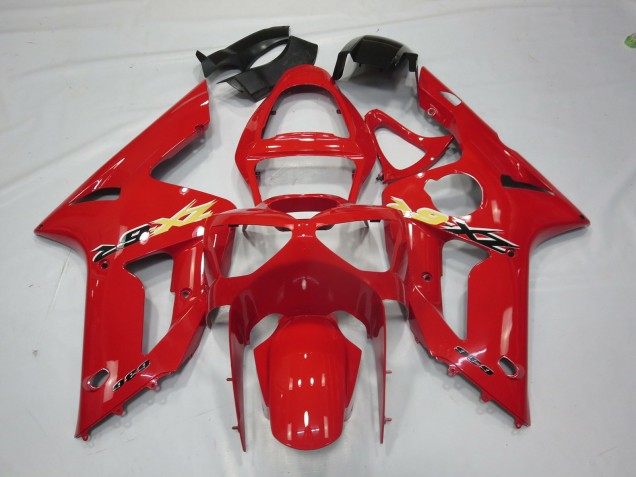 Ninja Rouge 2003-2004 Kawasaki ZX6R Carénage Moto Ninja Rouge 2003-2004 Kawasaki ZX6R Carénage Moto