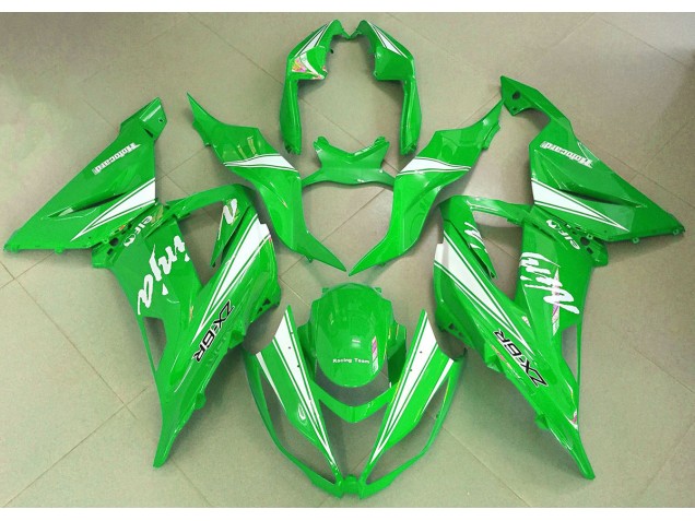 Ninja Vert 2013-2018 Kawasaki ZX6R Carénage Moto Ninja Vert 2013-2018 Kawasaki ZX6R Carénage Moto