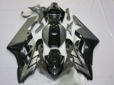 Noir & Argent 2004-2005 Honda CBR1000RR Carénage Moto