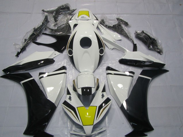 Noir & Blanc 2012-2016 Honda CBR1000RR Carénage Moto Noir & Blanc 2012-2016 Honda CBR1000RR Carénage Moto