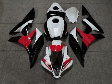 Noir Blanc & Rouge 2007-2008 Honda CBR600RR Carénage Moto