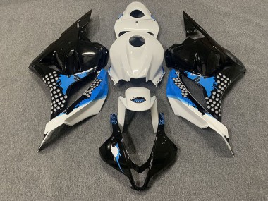 Noir Bleu & Blanc 2009-2012 Honda CBR600RR Carénage Moto