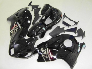 Noir Brillant 1997-2007 Suzuki GSXR 1300 Carénage Moto