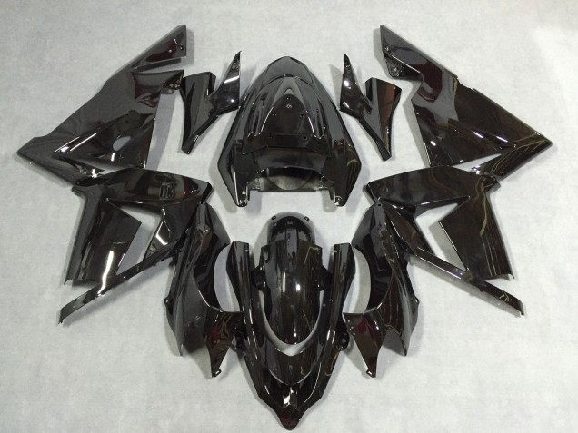 Noir Brillant 2004-2005 Kawasaki ZX10R Carénage Moto