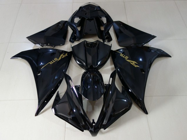 Noir Brillant 2012-2014 Yamaha R1 Carénage Moto Noir Brillant 2012-2014 Yamaha R1 Carénage Moto