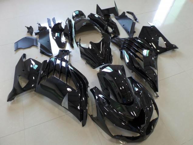 Noir Brillant 2012-2021 Kawasaki ZX14R Carénage Moto Noir Brillant 2012-2021 Kawasaki ZX14R Carénage Moto