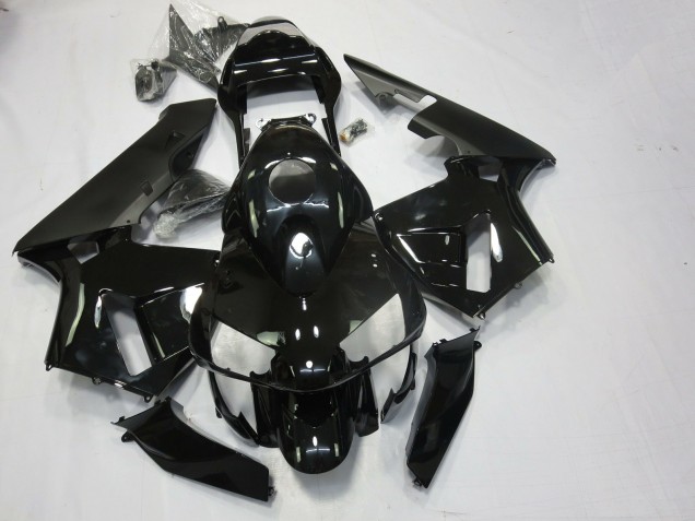 Noir Brillant & Mat 2003-2004 Honda CBR600RR Carénage Moto Noir Brillant & Mat 2003-2004 Honda CBR600RR Carénage Moto